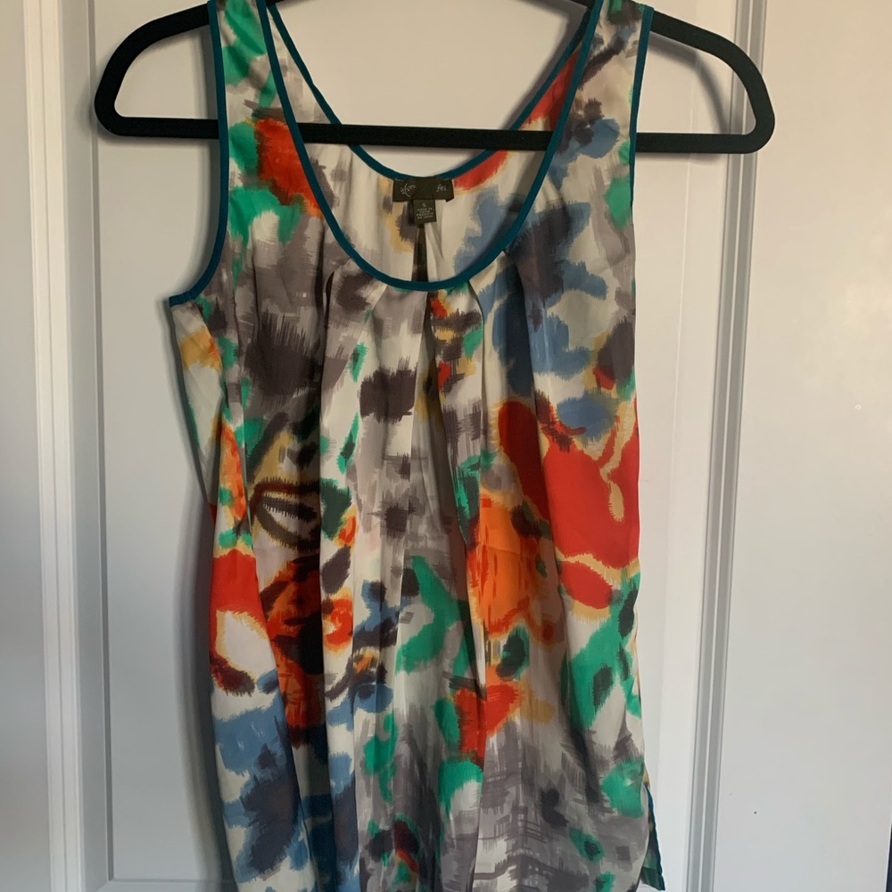 Silk tank top from Anthropologie